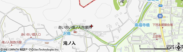 埼玉県入間郡毛呂山町滝ノ入63周辺の地図