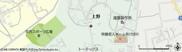 埼玉県上尾市上野519周辺の地図