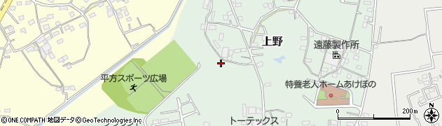 埼玉県上尾市上野806周辺の地図