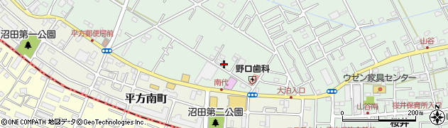 埼玉県越谷市平方1753周辺の地図