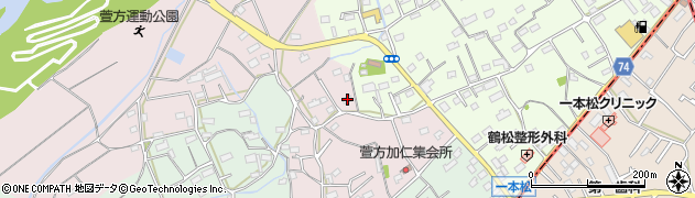 埼玉県坂戸市萱方82周辺の地図