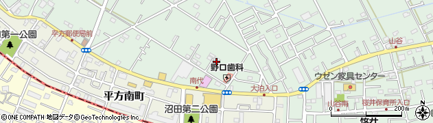 埼玉県越谷市平方1757周辺の地図
