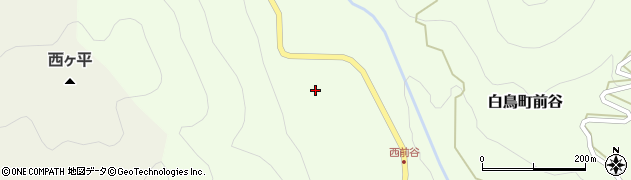 岐阜県郡上市白鳥町前谷696周辺の地図