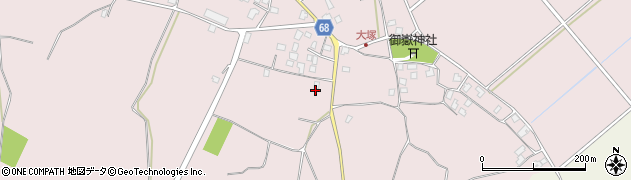茨城県龍ケ崎市大塚町2406周辺の地図