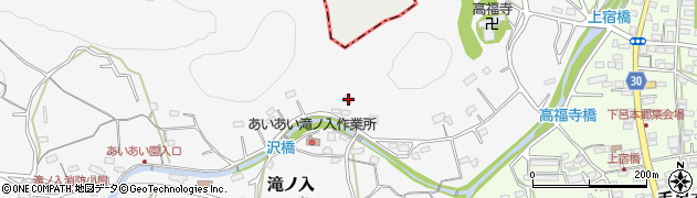 埼玉県入間郡毛呂山町滝ノ入124周辺の地図