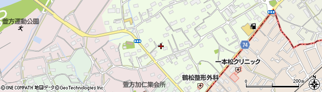 埼玉県坂戸市厚川120周辺の地図