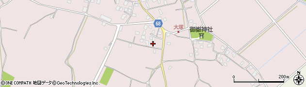 茨城県龍ケ崎市大塚町2430周辺の地図