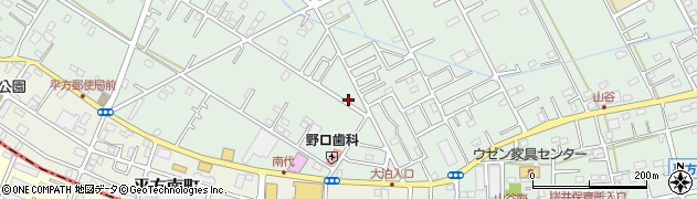 埼玉県越谷市平方2886周辺の地図