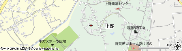 埼玉県上尾市上野510周辺の地図