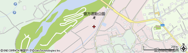 埼玉県坂戸市萱方周辺の地図