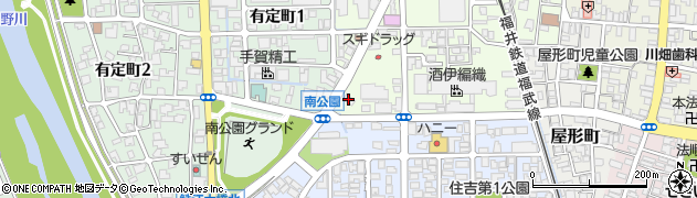 ＪＡ福井県舟津周辺の地図