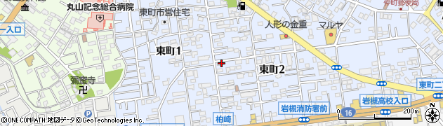 埼玉県さいたま市岩槻区東町周辺の地図