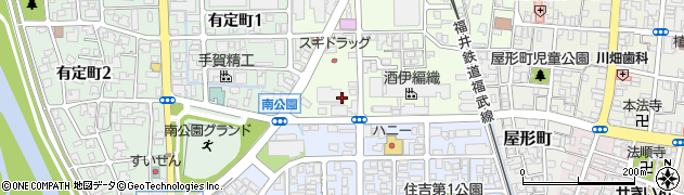 福井銀行住吉支店 ＡＴＭ周辺の地図