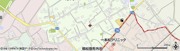 埼玉県坂戸市厚川111周辺の地図