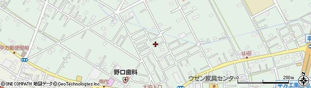 埼玉県越谷市平方1889周辺の地図