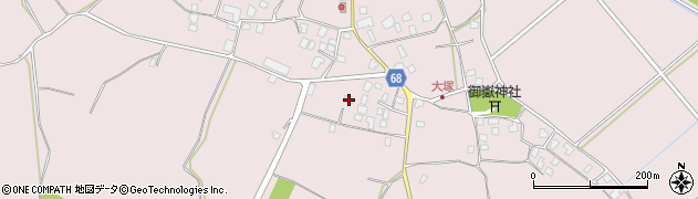 茨城県龍ケ崎市大塚町2423周辺の地図