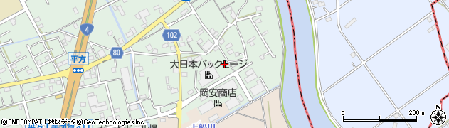 埼玉県越谷市平方1012周辺の地図