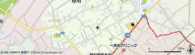 埼玉県坂戸市厚川110周辺の地図