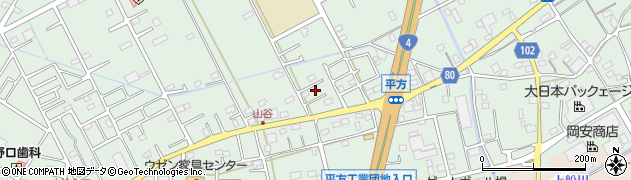 埼玉県越谷市平方2083周辺の地図