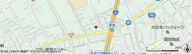 埼玉県越谷市平方2143周辺の地図