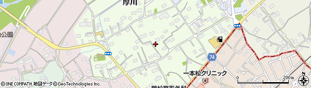 埼玉県坂戸市厚川109周辺の地図