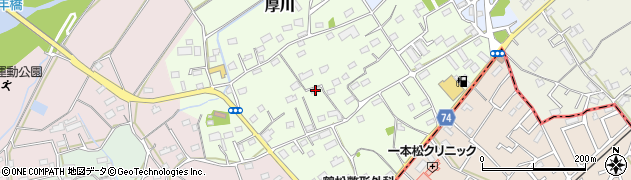 埼玉県坂戸市厚川106周辺の地図