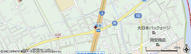 埼玉県越谷市平方2152周辺の地図