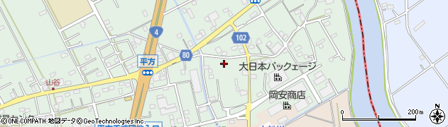 埼玉県越谷市平方1359周辺の地図