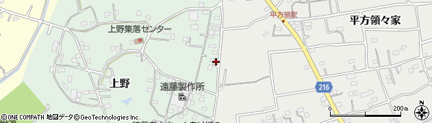 埼玉県上尾市上野345周辺の地図