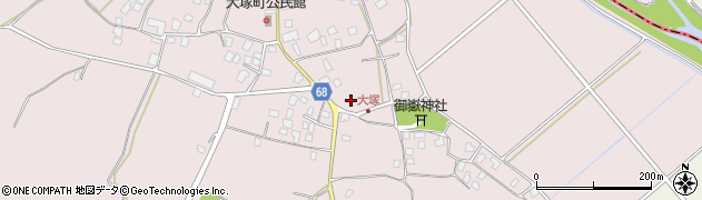 茨城県龍ケ崎市大塚町2584周辺の地図