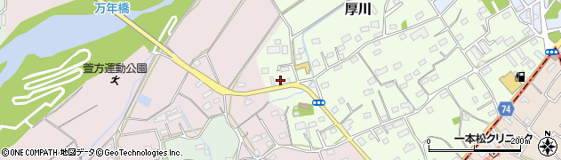 埼玉県坂戸市厚川141周辺の地図