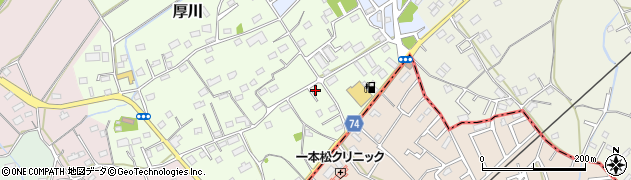 埼玉県坂戸市厚川50周辺の地図