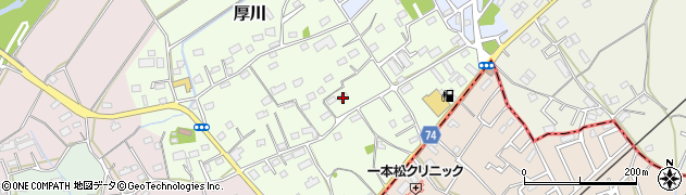 埼玉県坂戸市厚川100周辺の地図