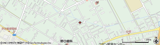 埼玉県越谷市平方1880周辺の地図