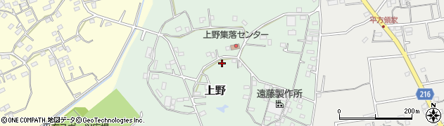 埼玉県上尾市上野522周辺の地図