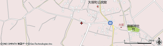 茨城県龍ケ崎市大塚町2377周辺の地図