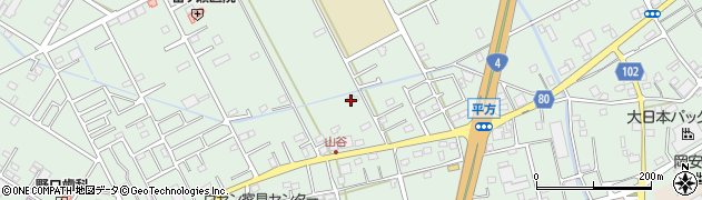 埼玉県越谷市平方2075周辺の地図