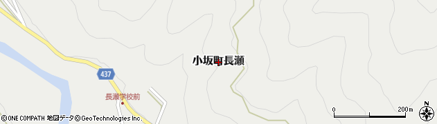 岐阜県下呂市小坂町長瀬周辺の地図