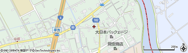 埼玉県越谷市平方1017周辺の地図