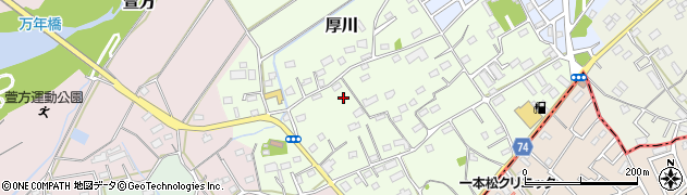 埼玉県坂戸市厚川160周辺の地図