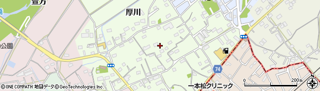 埼玉県坂戸市厚川103周辺の地図