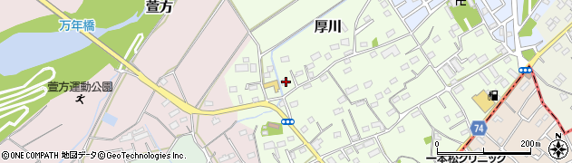 埼玉県坂戸市厚川168周辺の地図