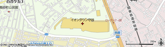 日本一　ロックシティ守谷店周辺の地図