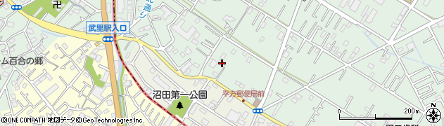 埼玉県越谷市平方1824周辺の地図