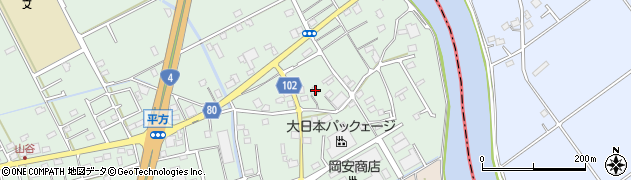 埼玉県越谷市平方1029周辺の地図