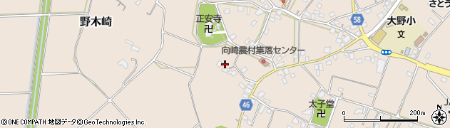 茨城県守谷市野木崎1288周辺の地図