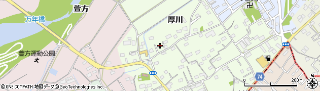 埼玉県坂戸市厚川169周辺の地図
