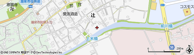 茨城県潮来市辻58周辺の地図