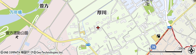 埼玉県坂戸市厚川172周辺の地図