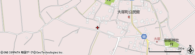 茨城県龍ケ崎市大塚町2303周辺の地図